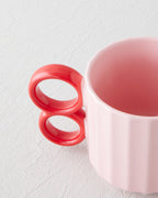 Ceramic Mug 350 ml Red - Pink (view 3)