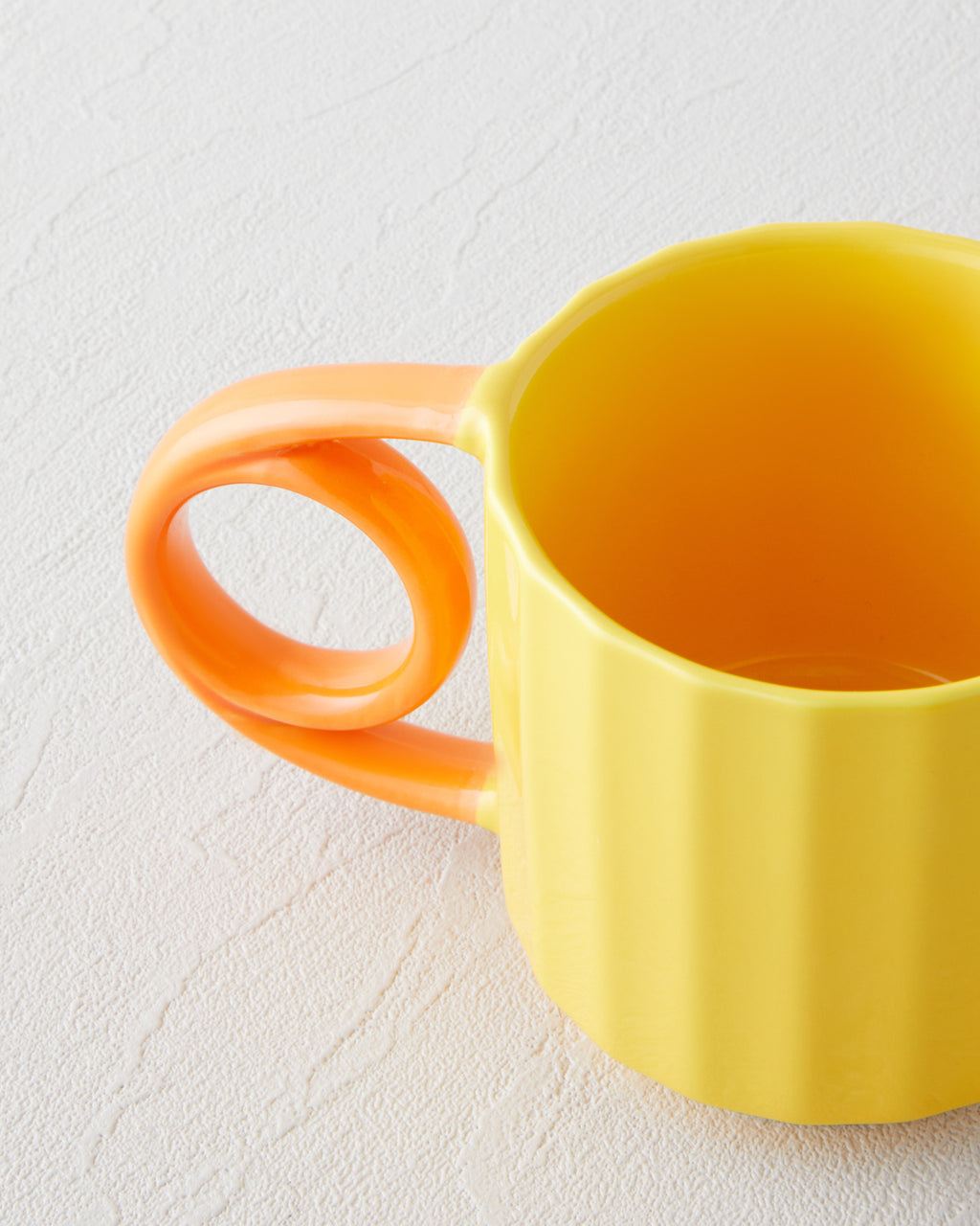 Ceramic Mug 350 ml Yellow - Orange (view 3)