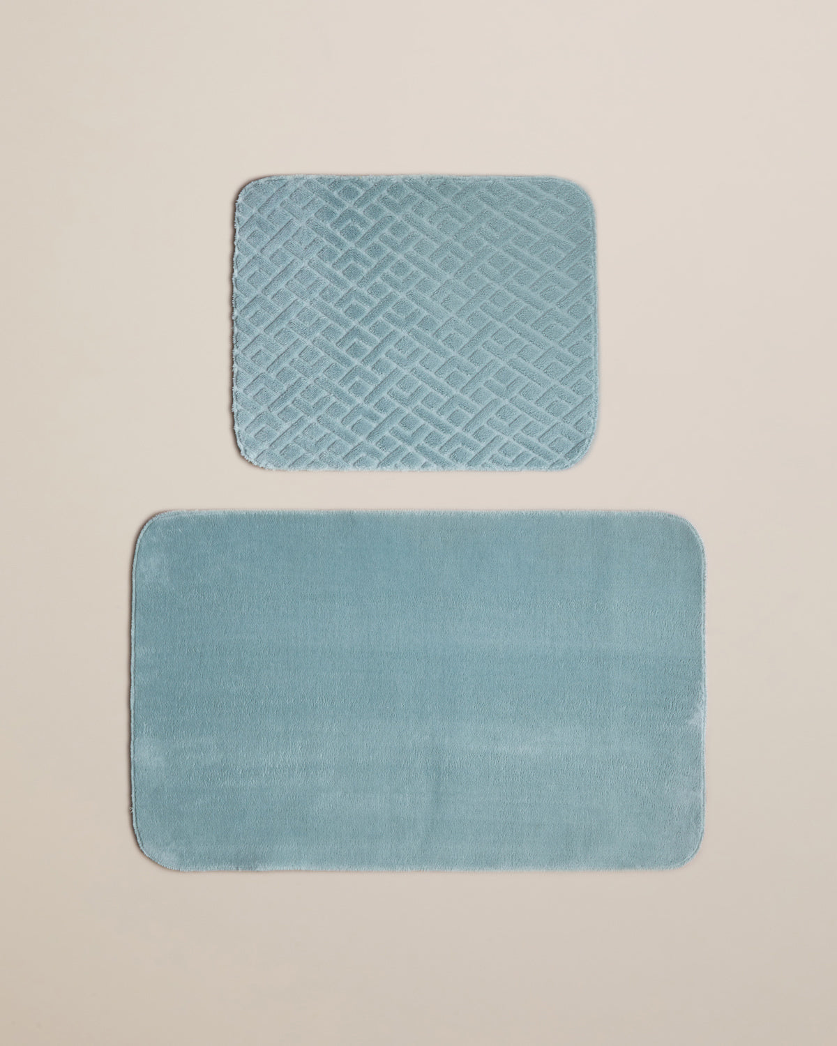 Gridline Anti-slip Base Bath Mat Set 60x80 cm + 40x60 cm (view 4)