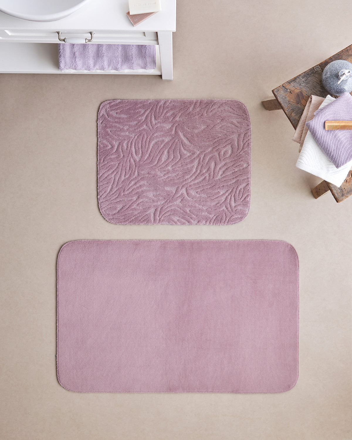 Strala Anti-slip Base Bath Mat Set 60x100 cm + 50x60 cm (view 4)
