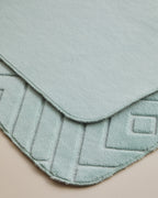 Twillow Anti-slip Base Bath Mat Set 60x80 cm + 40x60 cm Light Blue (view 2)
