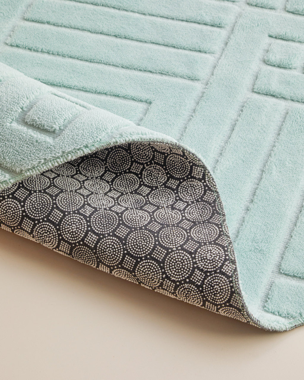 Twillow Anti-slip Base Bath Mat Set 60x100 cm + 50x60 cm - Light Gray (view 3)