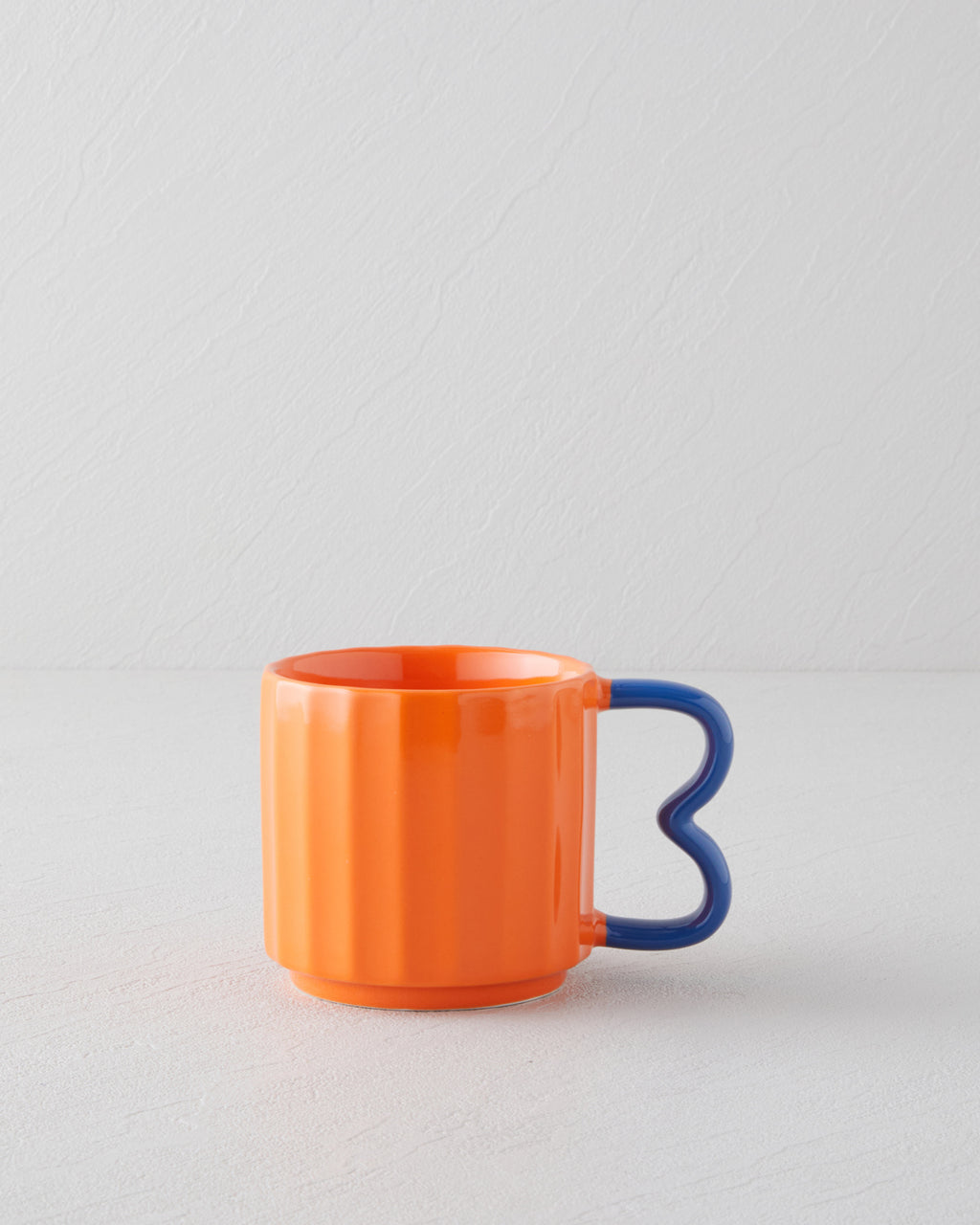 Ceramic Mug 350 ml Orange - Blue