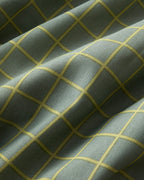 Easy Iron Duvet Cover Set - Navy Blue - Terracotta & Green (view 17)