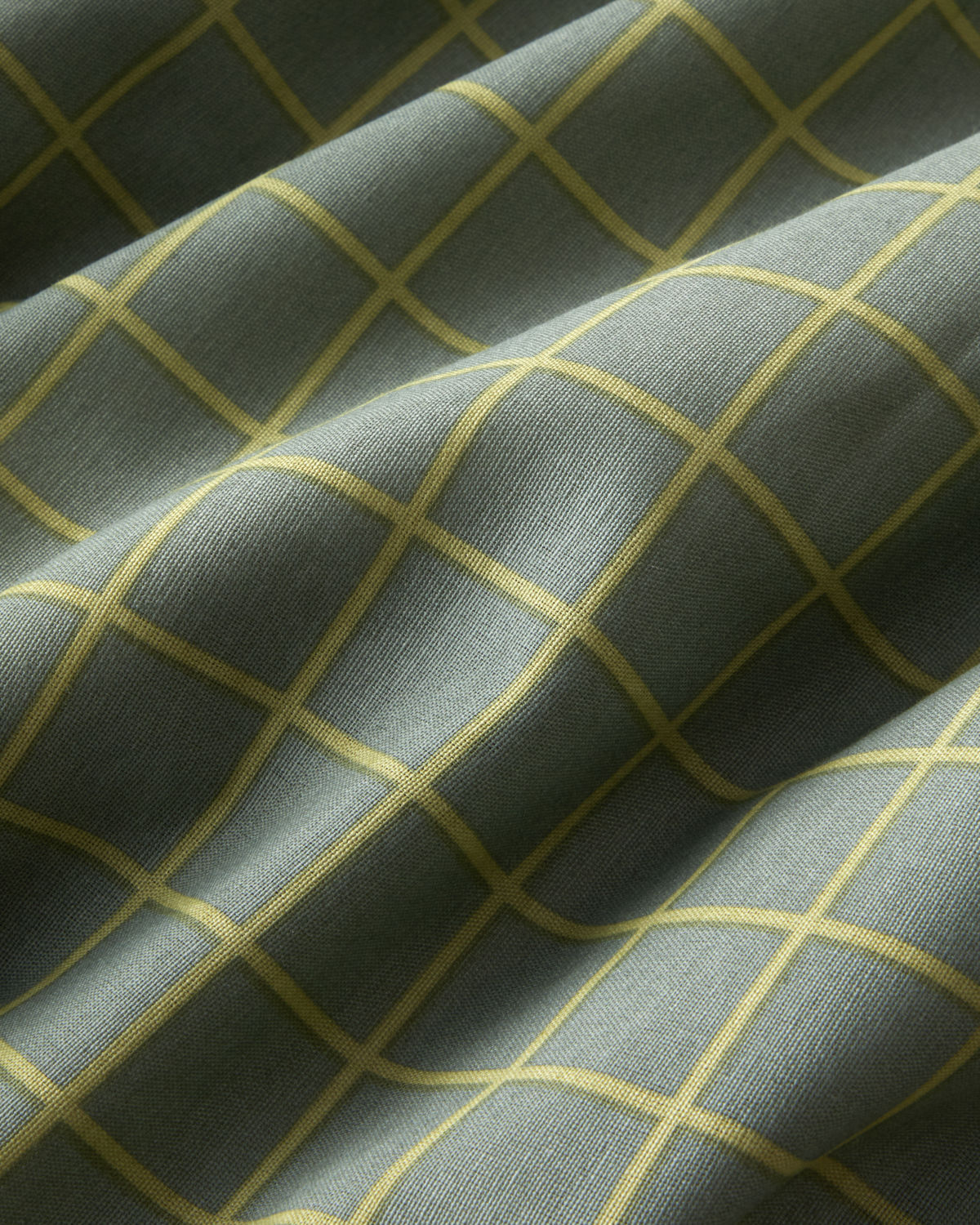 Easy Iron Duvet Cover Set - Navy Blue - Terracotta & Green (view 17)