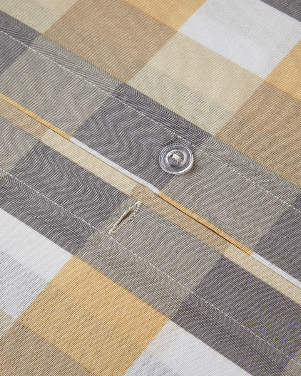 Easy Iron Duvet Cover Set - Gray - Mustard & Celadon - Blue (view 10)