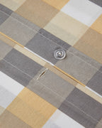Easy Iron Duvet Cover Set - Gray - Mustard & Celadon - Blue (view 10)
