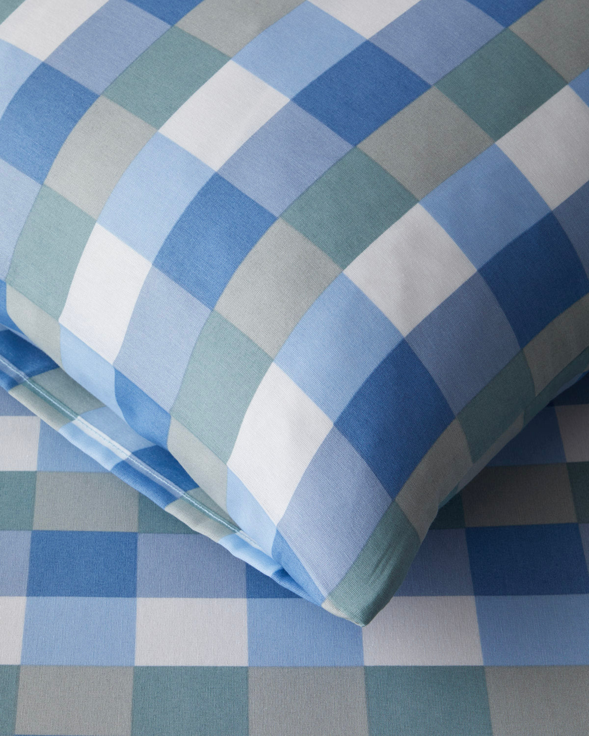Easy Iron Duvet Cover Set - Gray - Mustard & Celadon - Blue (view 13)