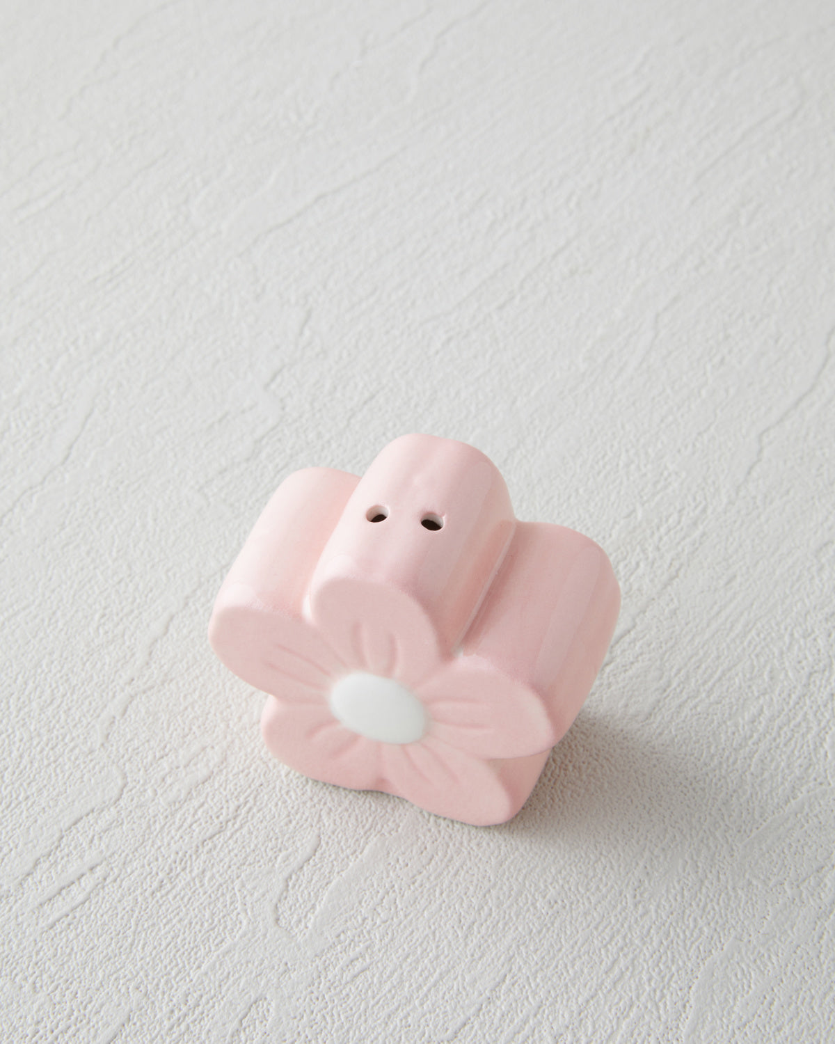 Flower Stoneware 2 pcs Salt and Pepper Shaker 6x3.5x5.5 cm Pink - Blue (view 4)