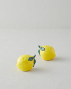 Lemon Stoneware 2 pcs Salt and Pepper Shaker 6.5x5x5.5 cm Yellow (view 2)