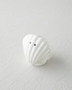 Seashell Stoneware 2 pcs Salt and Pepper Shaker 8x5x7 cm White (view 4)