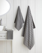 Cotton Face Towel 50x80 cm Anthracite (view 3)
