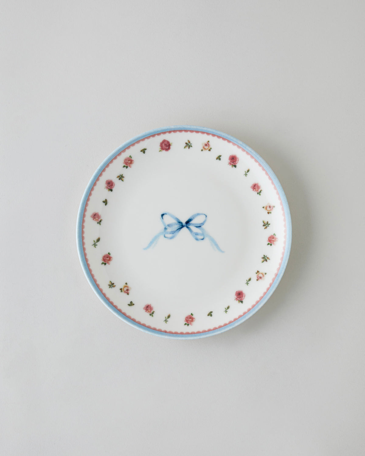 Porcelain 6 pcs Cake Set 19 cm Colored (view 2)