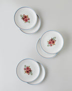 Lilya Porcelain 6 pcs Cake Set 19 cm Colored
