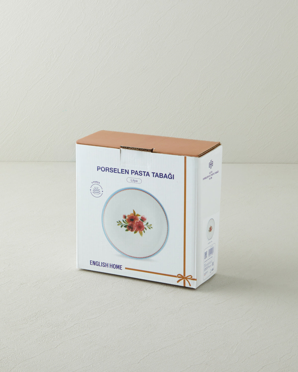 Lilya Porcelain 6 pcs Cake Set 19 cm Colored (view 5)