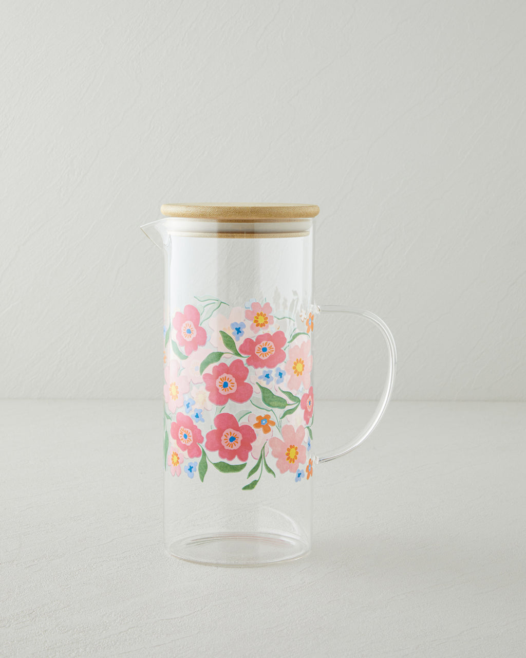 Joyfull Bloom Glass Jug 1500 ml Colored