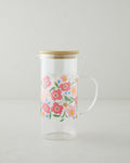 Joyfull Bloom Glass Jug 1500 ml Colored