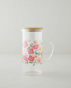 Joyfull Bloom Glass Jug 1500 ml Colored