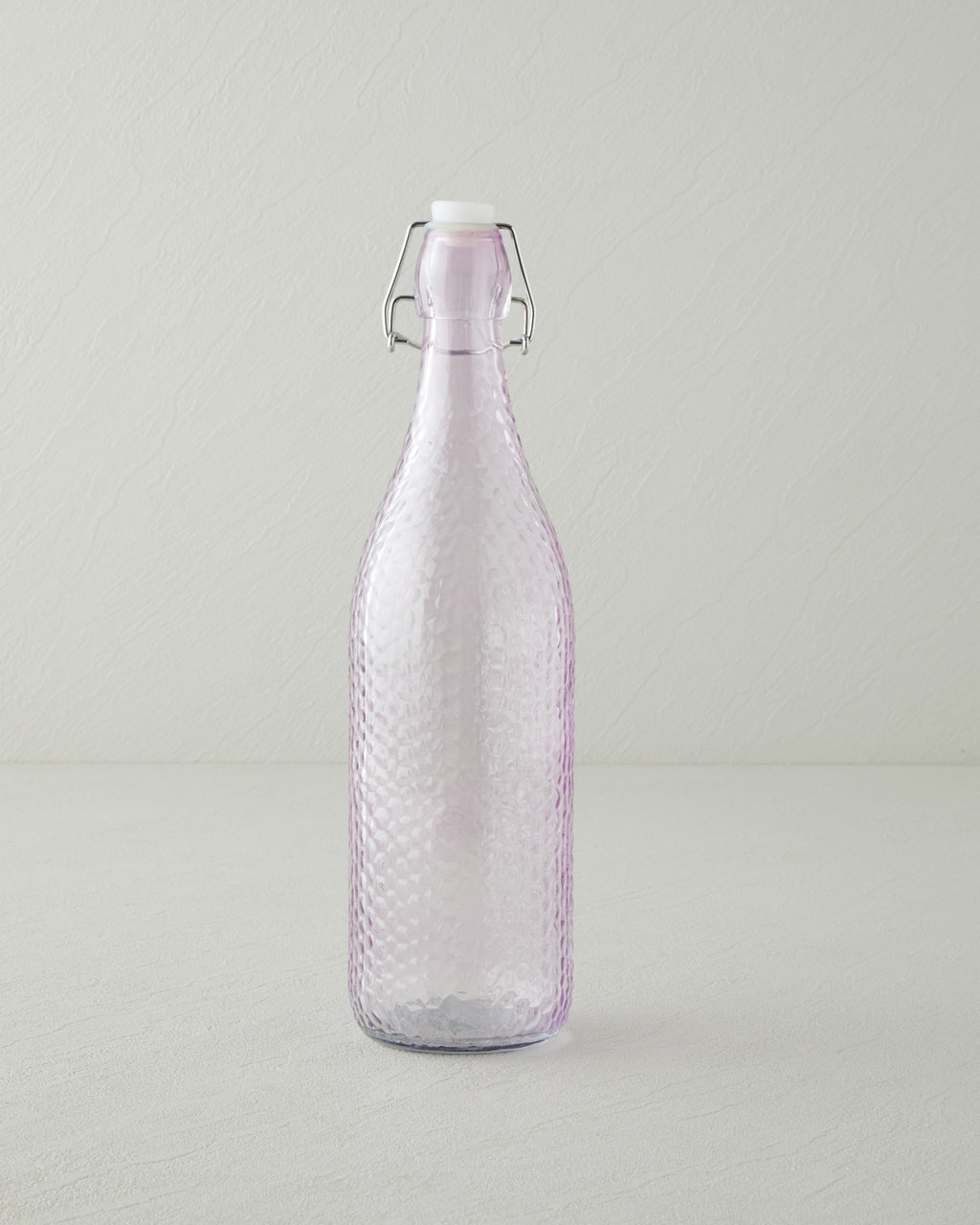 Groove Glass Bottle 980 ml - Pink