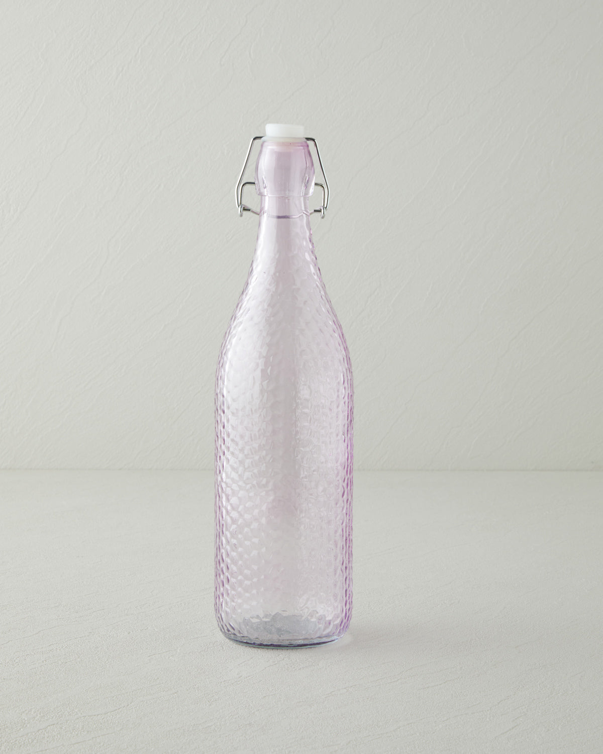 Groove Glass Bottle 980 ml - Pink
