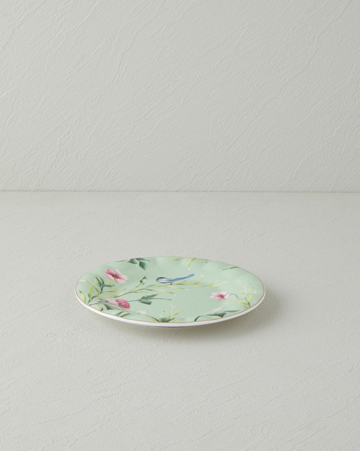 Vanilla New Bone China Cake Plate - Light Green - 16 cm