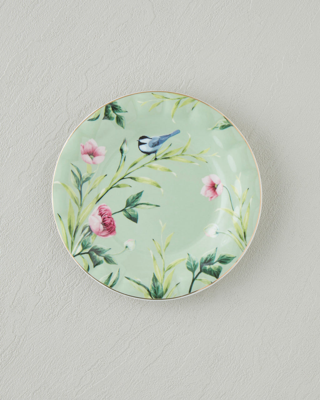 Vanilla New Bone China Cake Plate - Turquoise - 16 cm (view 2)