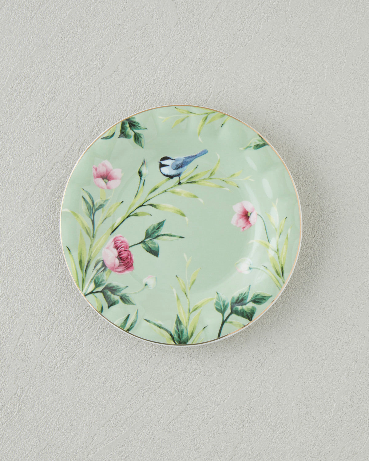 Vanilla New Bone China Cake Plate - Turquoise - 16 cm (view 2)