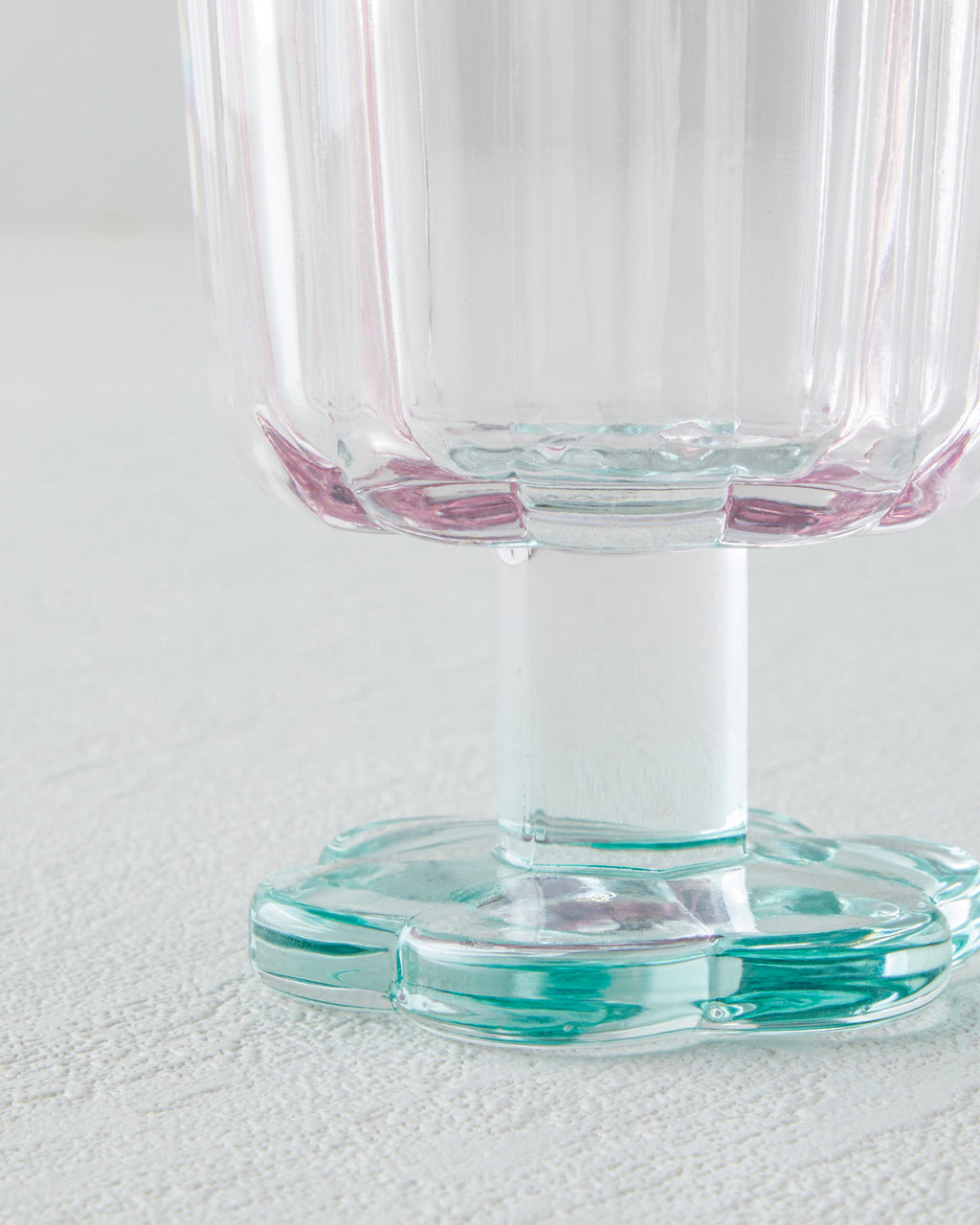 Springtime Glass 3 pcs Glass 280 ml Pink - Green (view 3)