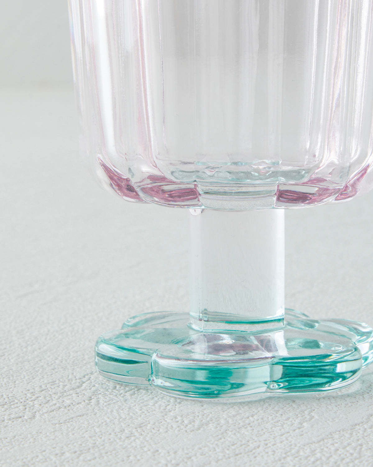 Springtime Glass 3 pcs Glass 280 ml Pink - Green (view 3)