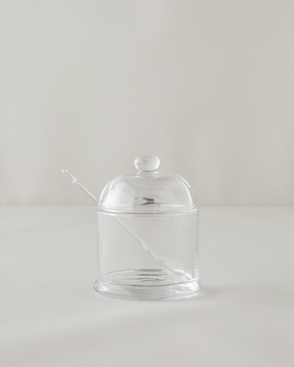 Spark Glass Sugar Bowl 8.5x9.5x13 cm Transparent