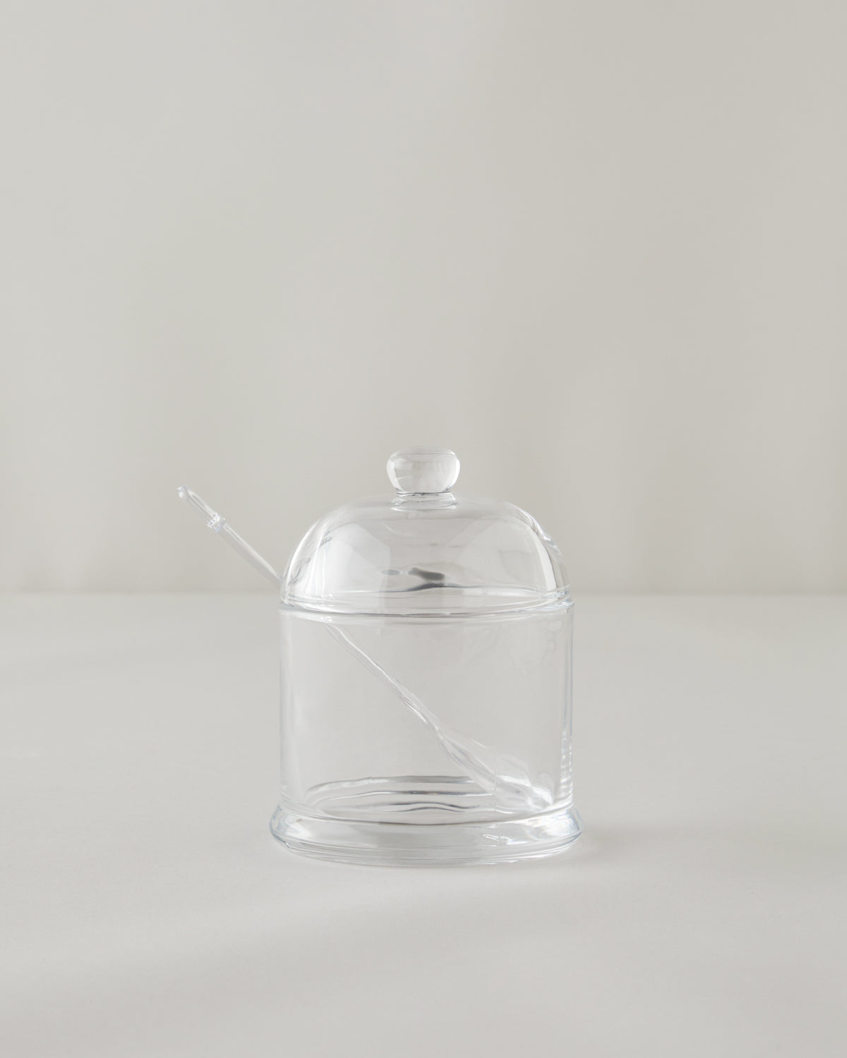 Spark Glass Sugar Bowl 8.5x9.5x13 cm Transparent