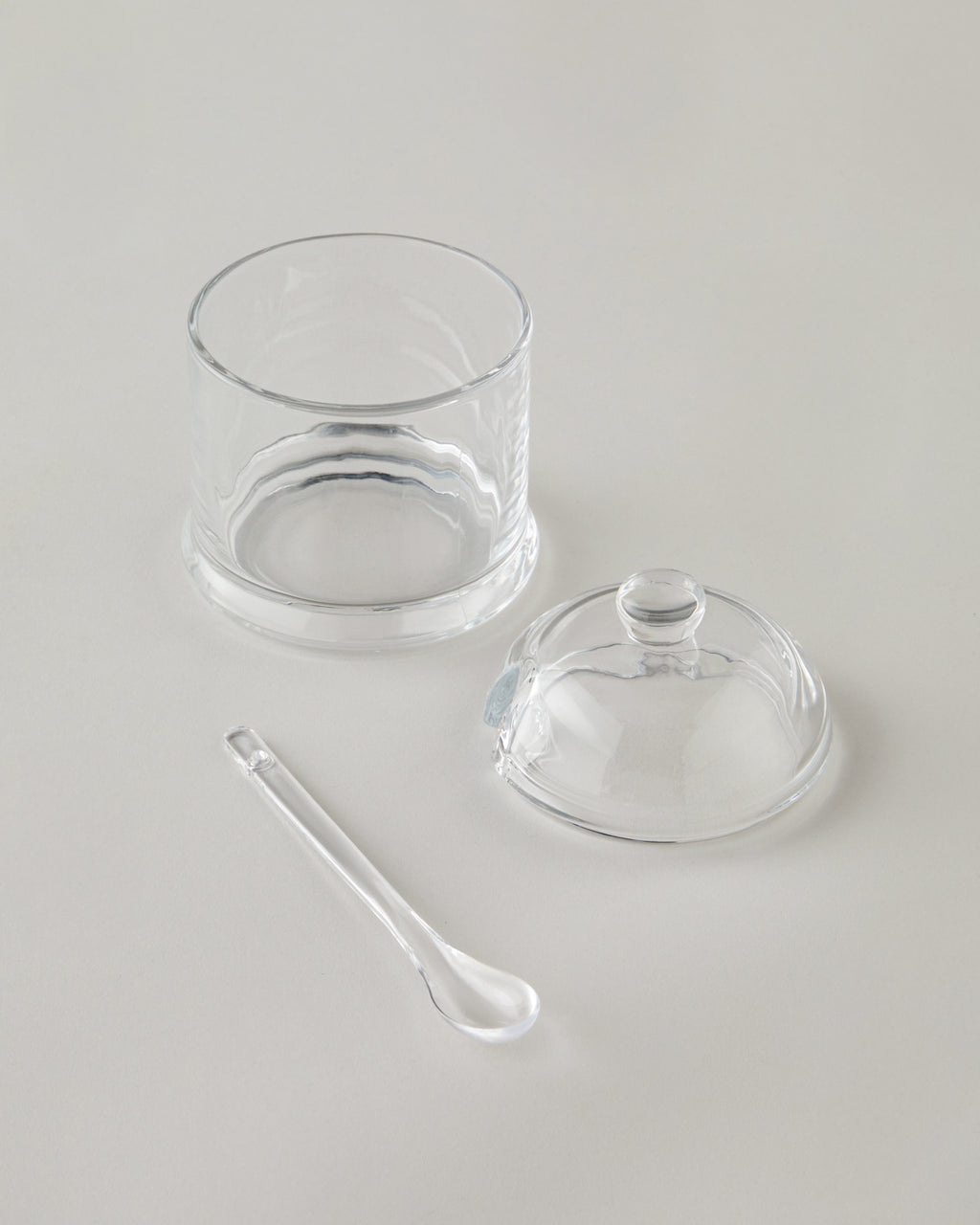 Spark Glass Sugar Bowl 8.5x9.5x13 cm Transparent (view 2)