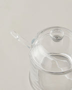 Spark Glass Sugar Bowl 8.5x9.5x13 cm Transparent (view 3)