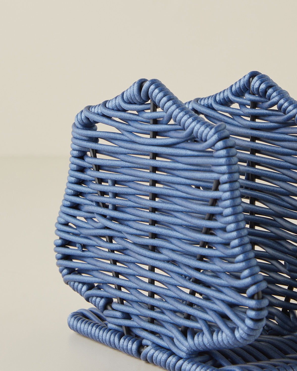 Coastlinear Plastic Napkin Holder 15x6x11 cm Blue (view 3)