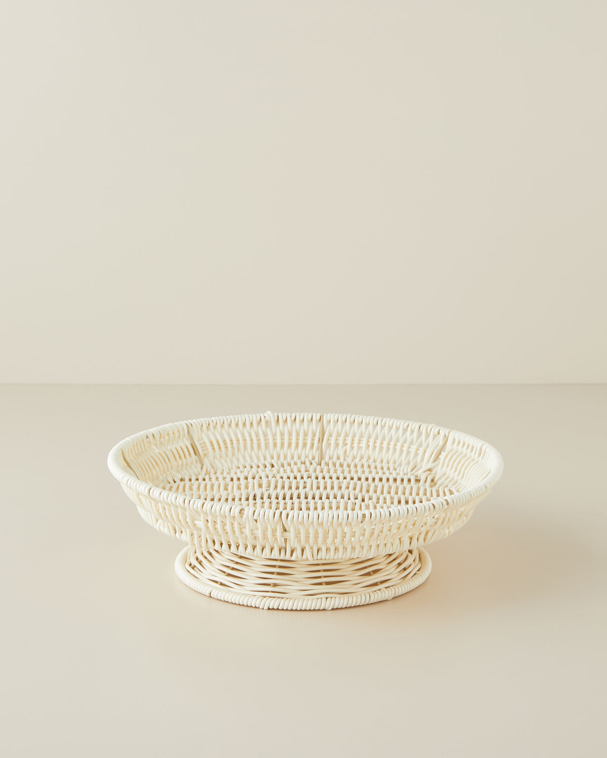 Coastlinear Plastic Cake Stand 30x9 cm Cream