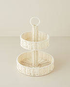 Coastlinear Plastic Cookie Stand 20+27 cm Cream (view 2)