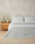 Easy Iron Duvet Cover Set Light Green - Single 160x220 cm