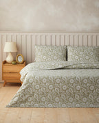 Easy Iron Duvet Cover Set Oil Green (view 8)