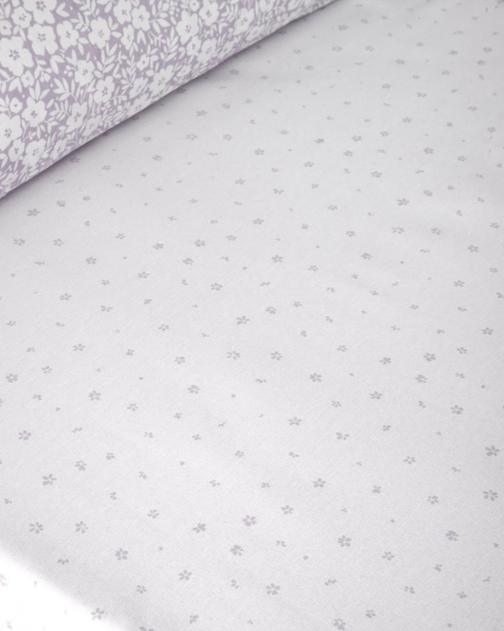 Easy Iron Duvet Cover Set - Pink & Purple (view 24)