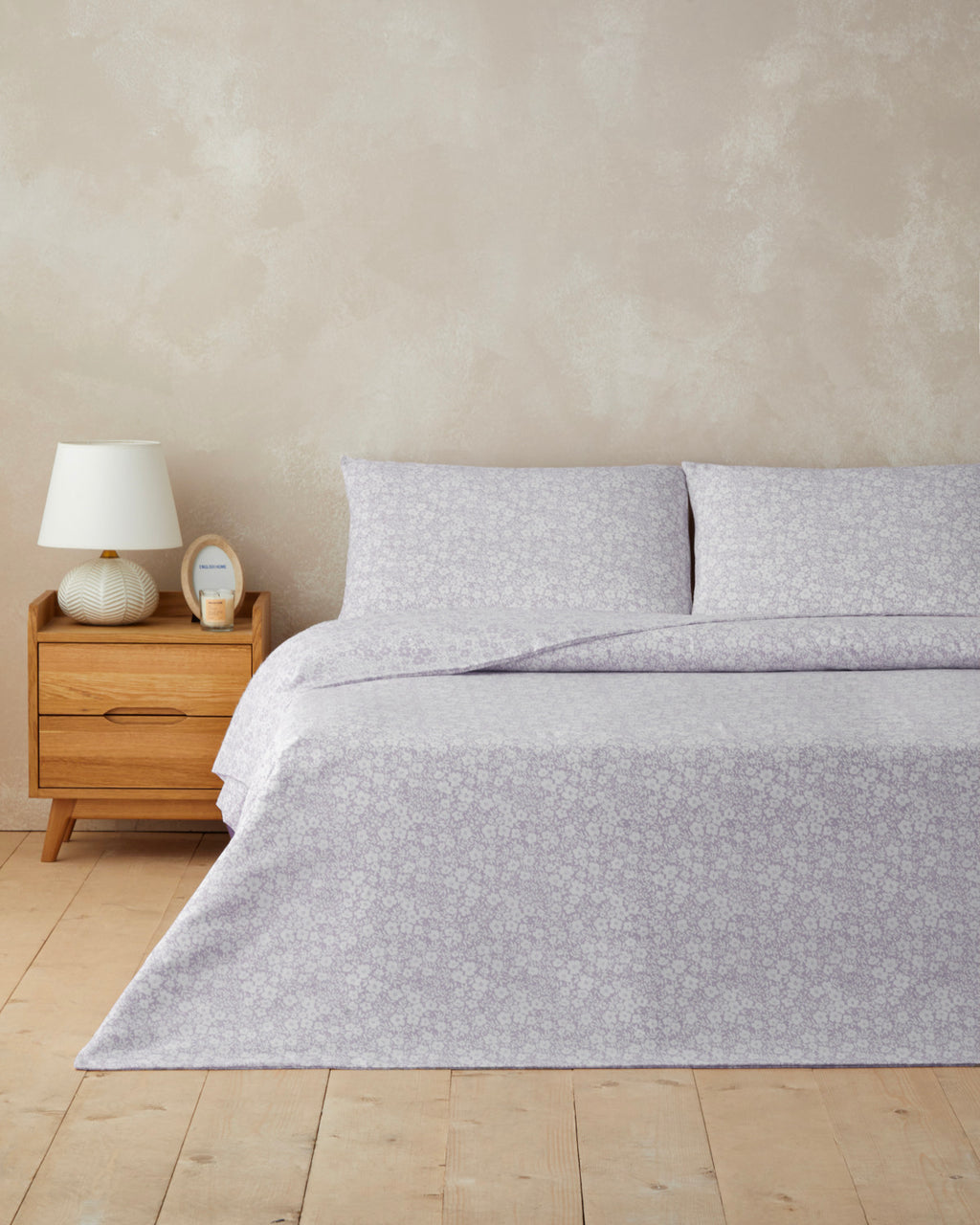 Easy Iron Duvet Cover Set - Pink & Purple (view 25)