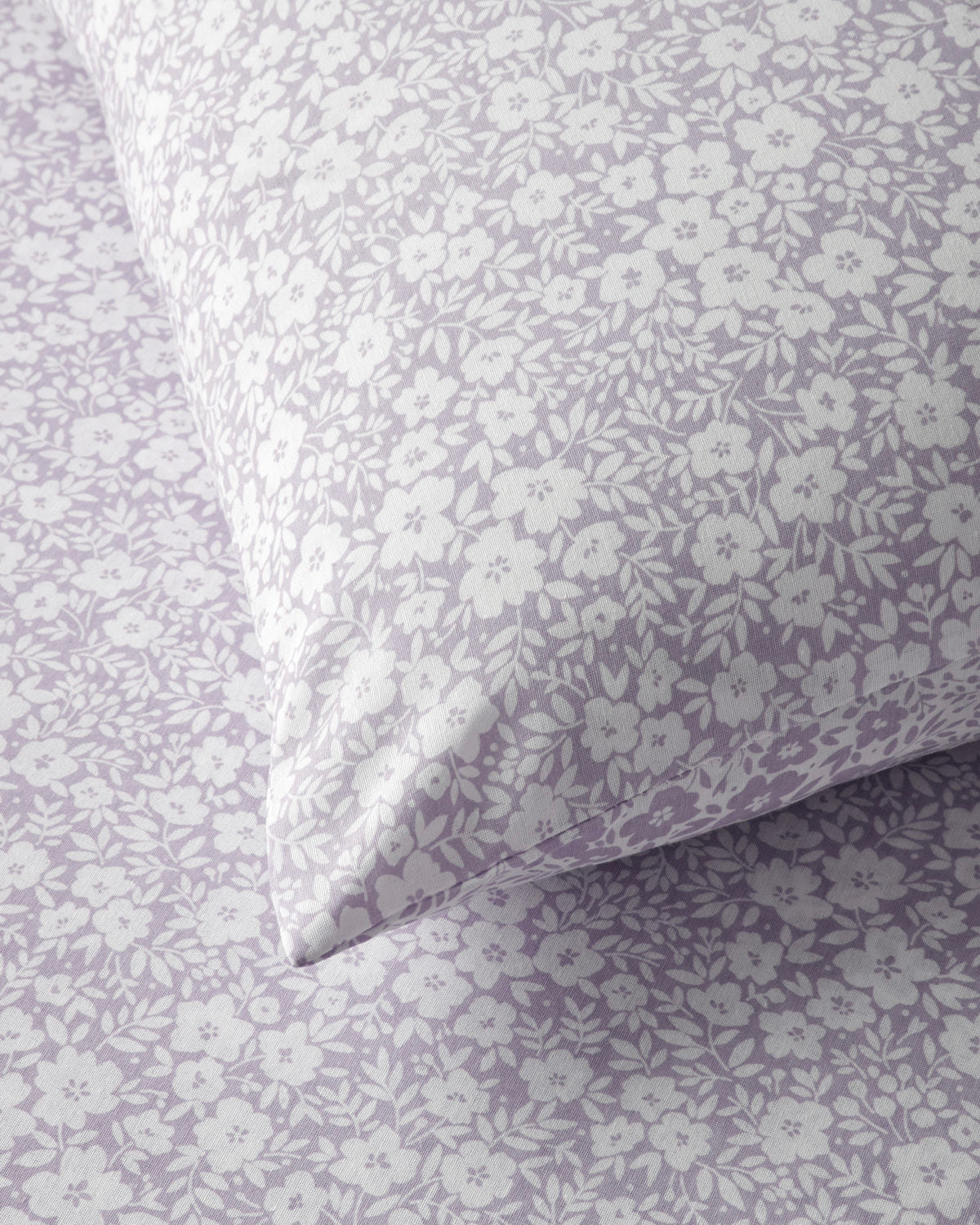 Easy Iron Duvet Cover Set - Pink & Purple (view 29)