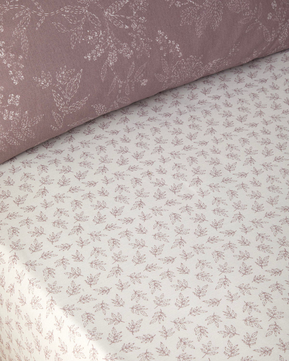 Easy Iron Duvet Cover Set Light Damson (view 5)