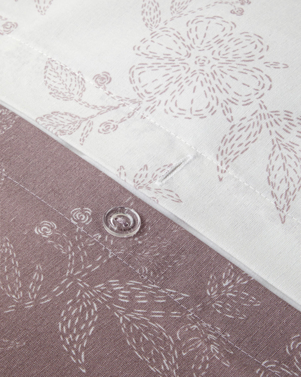 Easy Iron Duvet Cover Set Light Damson (view 16)