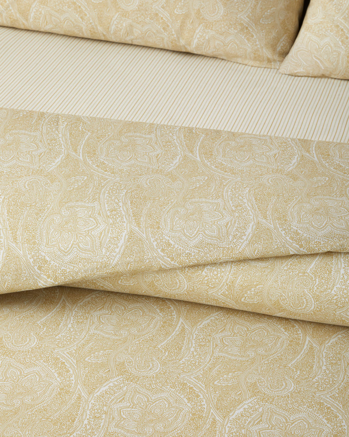 Easy Iron Duvet Cover Set Mustard (view 3)