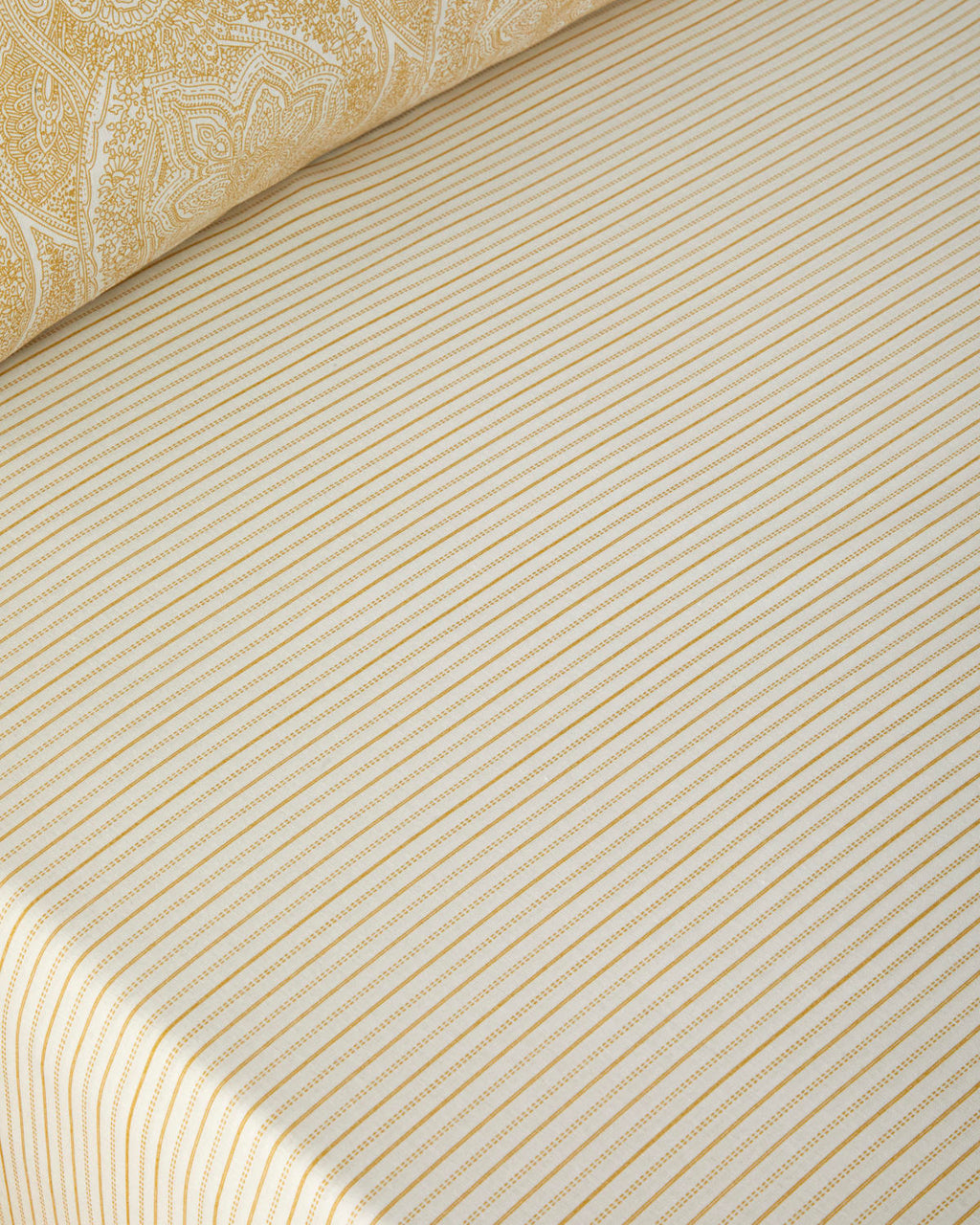 Easy Iron Duvet Cover Set Mustard (view 16)