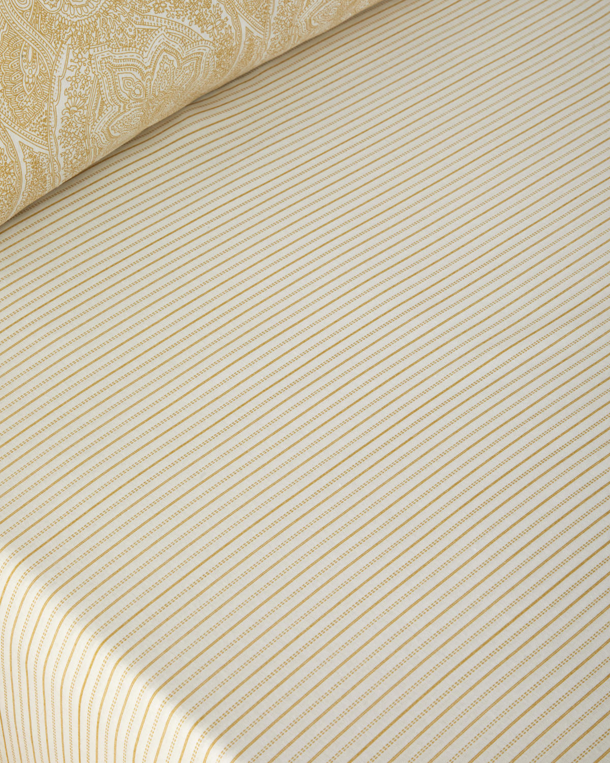 Easy Iron Duvet Cover Set Mustard (view 16)