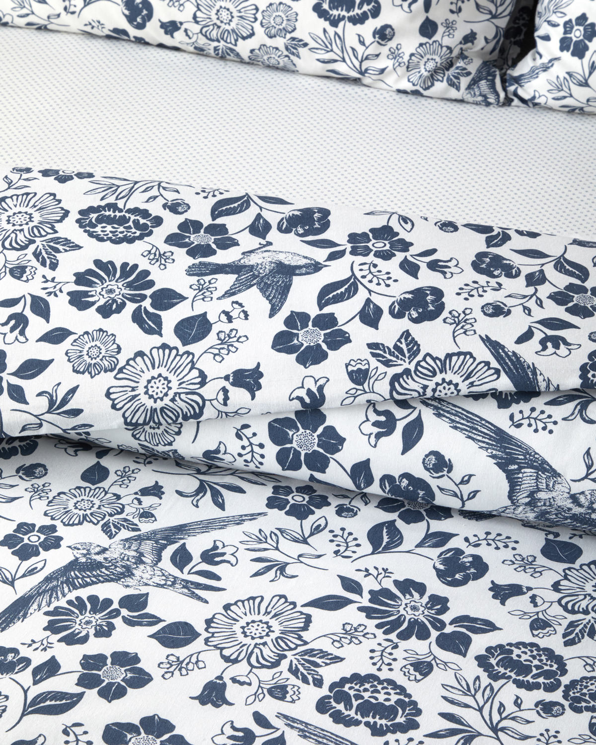 Easy Iron Single Size Duvet Cover Set 160x220 cm Dark Blue (view 3)