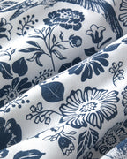 Easy Iron Single Size Duvet Cover Set 160x220 cm Dark Blue (view 5)