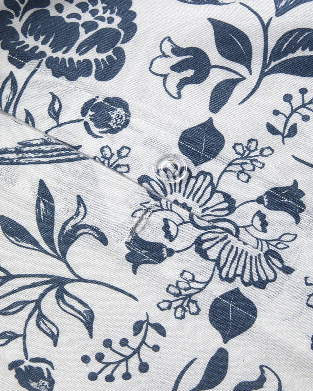 Easy Iron Single Size Duvet Cover Set 160x220 cm Dark Blue (view 7)