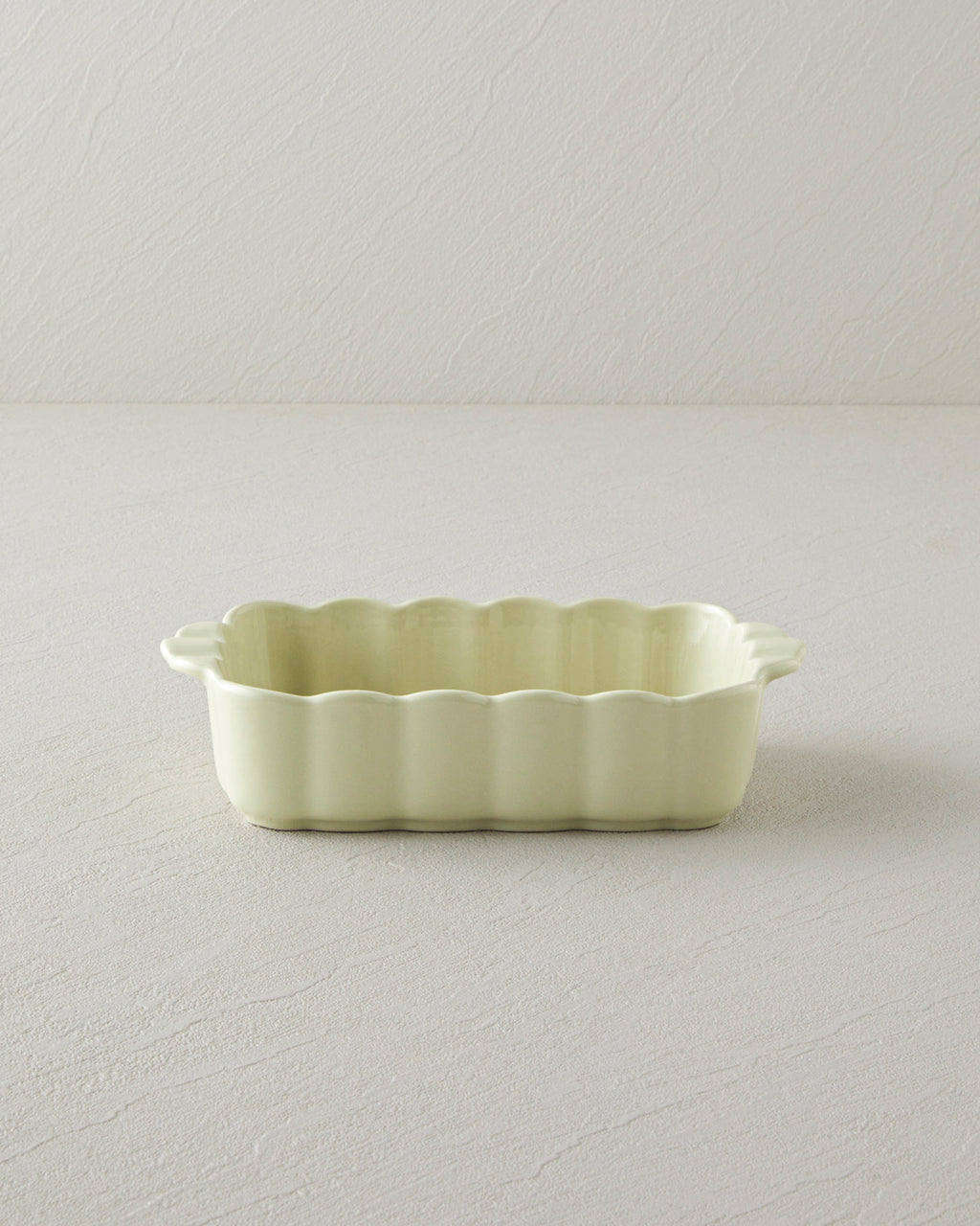 Cottage Stoneware Rectangular Oven Dish 22x13 cm Light Green (view 2)